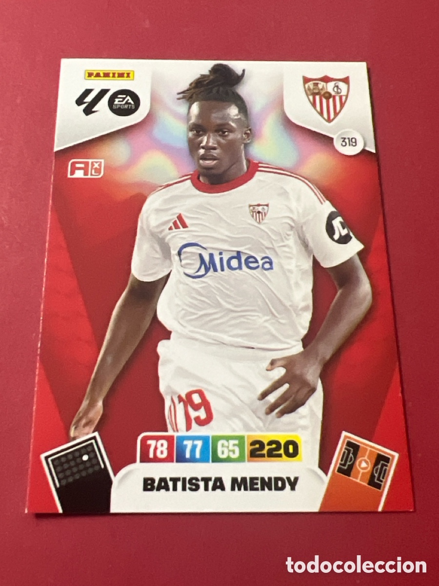 Football Stickers: C1699. 319 BATISTA MENDY DEL SEVILLA 25 26 ADRENALYN XL 2025 2026