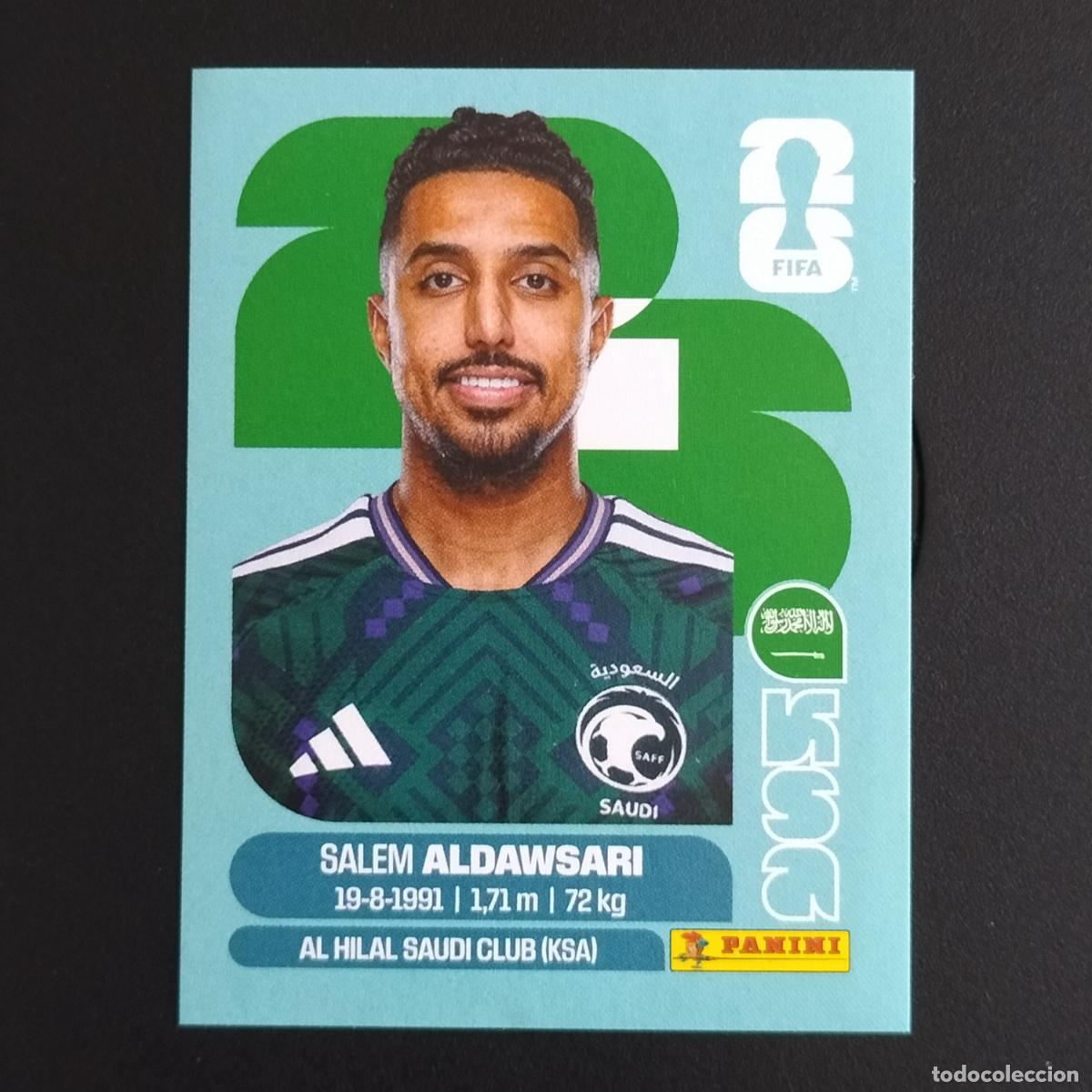 Cromos de F&uacute;tbol: KSA 16 SALEM ALDAWSARI ARABIA SAUDI CROMOS STICKER MUNDIAL 26 2026 FIFA WORLD CUP PANINI