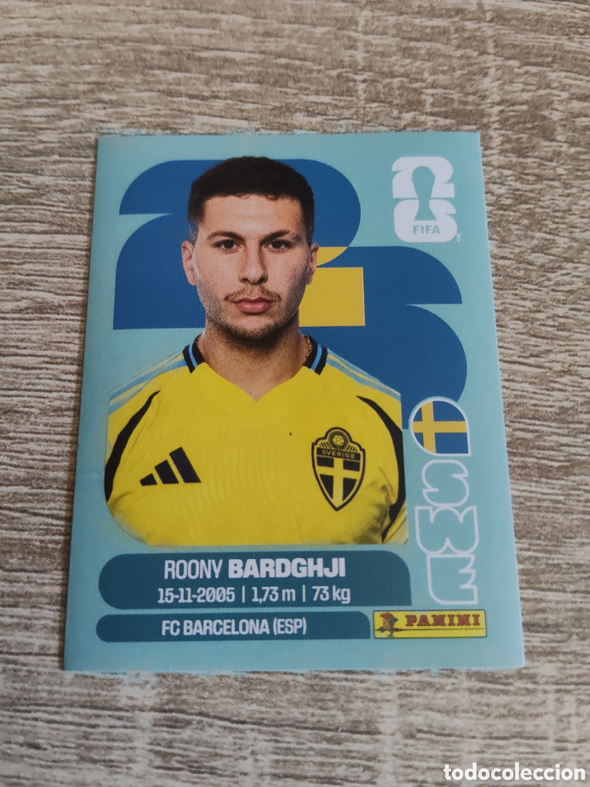 Cromos de F&uacute;tbol: Panini mundial 2016 SWE 16 Roony Bardghji Suecia