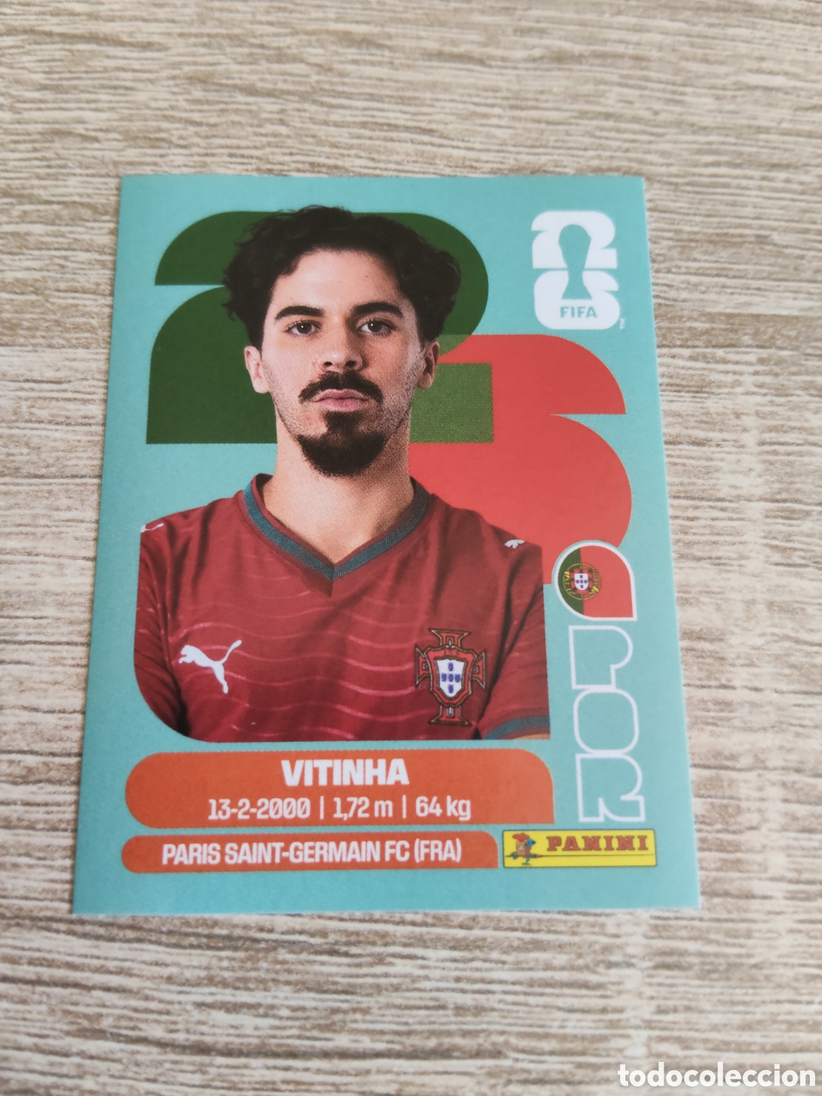 Cromos de F&uacute;tbol: Panini mundial 2026 POR 12 Vitinha Portugal