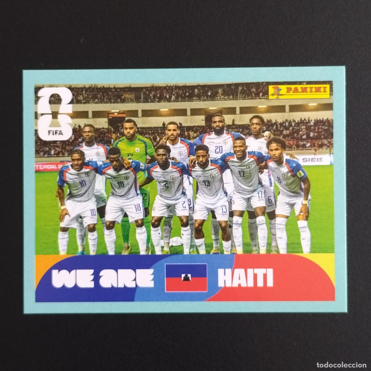 Cromos de F&uacute;tbol: HAI 13 SELECCION EQUIPO HAITI CROMOS STICKER MUNDIAL 26 2026 FIFA WORLD CUP PANINI