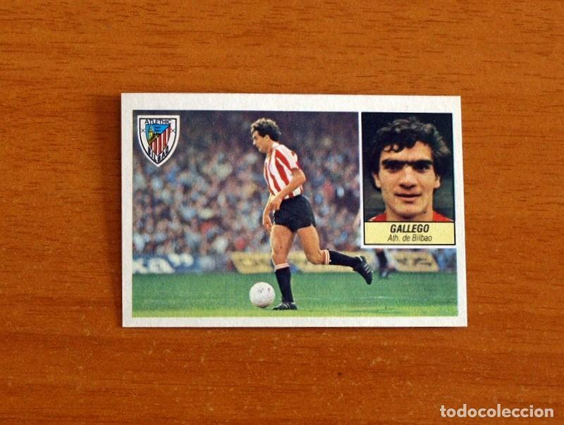 Cromos de F&uacute;tbol: Athletic de Bilbao - Gallego - Ediciones Este Liga 1984-1985, 84-85 - Nunca pegado