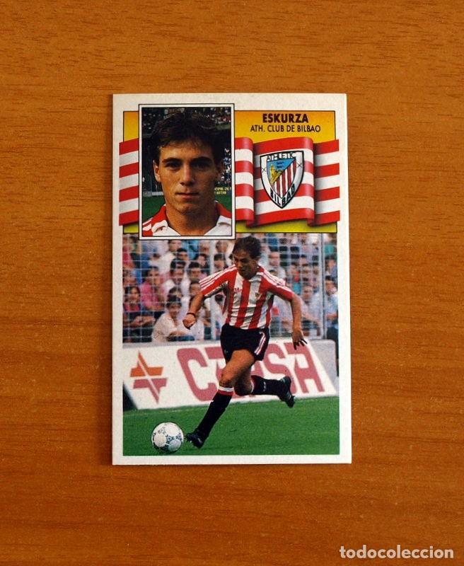 Cromos de F&uacute;tbol: Athletic Bilbao - Eskurza - Ediciones Este Liga 1990-1991, 90-91 - nunca pegado