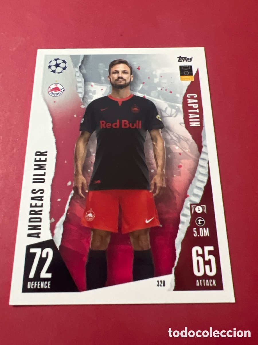 Cromos de f&uacute;tbol: C1706. 320 ANDREAS ULMER FC SALZBURG MATCH ATTAX 2023 2024 TOPPS CAPTAIN