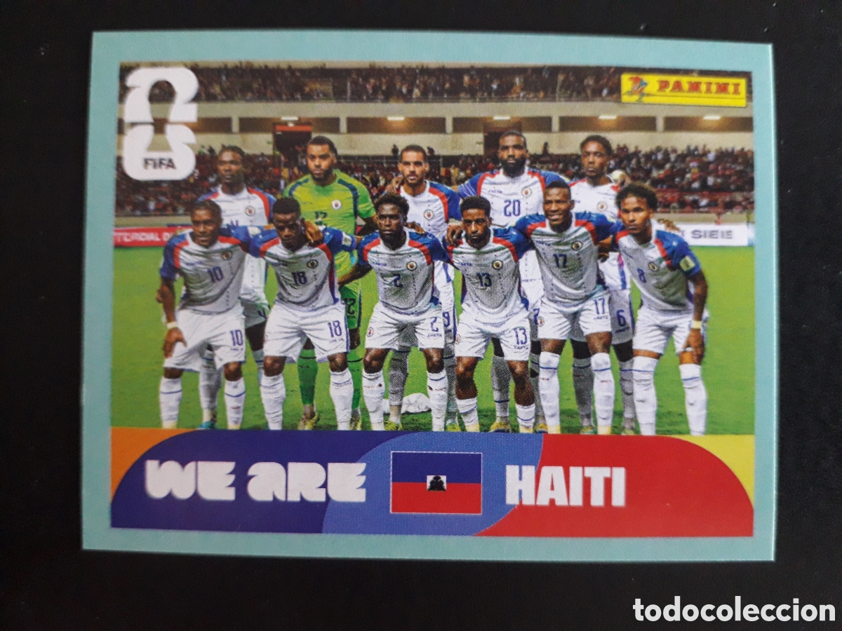 Cromos de F&uacute;tbol: EQUIPO HAIT&Iacute; HAI 13 MUNDIAL F&Uacute;TBOL 2026 FIFA WORLD CUP PANINI SIN PEGAR PEDIDO M&Iacute;NIMO 3&euro;