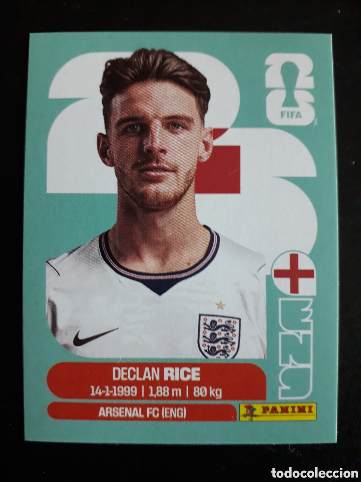 Football Stickers: RICE INGLATERRA ENG 10 MUNDIAL F&Uacute;TBOL 2026 FIFA WORLD CUP PANINI SIN PEGAR PEDIDO M&Iacute;NIMO 3&euro;