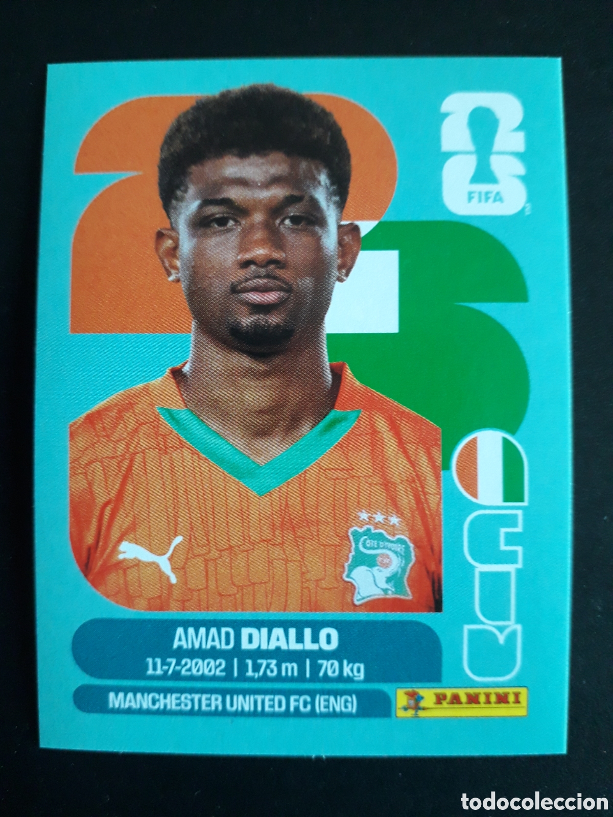 Cromos de f&uacute;tbol: DIALLO COSTA DE MARFIL CIV 15 MUNDIAL F&Uacute;TBOL 2026 FIFA WORLD CUP PANINI SIN PEGAR PEDIDO M&Iacute;NIMO 3&euro;.