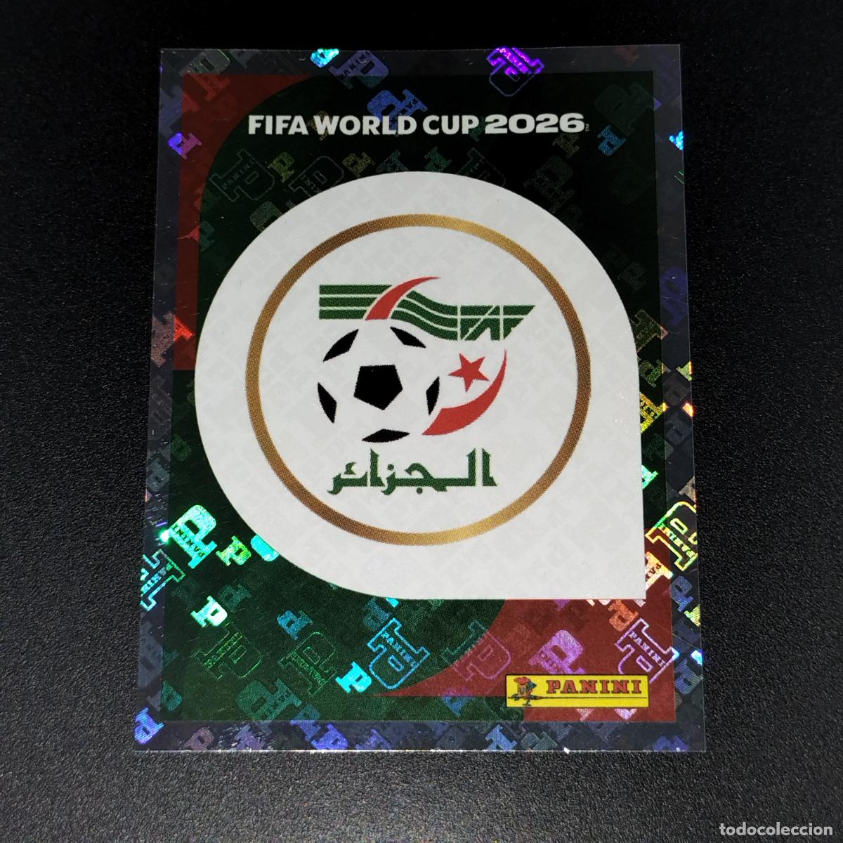 Cromos de F&uacute;tbol: ALG 1 ESCUDO LOGO ARGELIA CROMOS STICKER MUNDIAL 26 2026 FIFA WORLD CUP PANINI