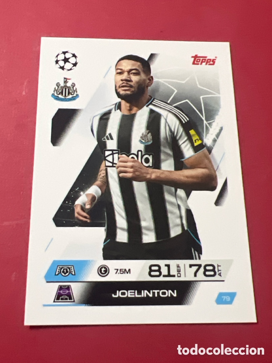 Cromos de F&uacute;tbol: C1719. Topps Match Attax 2025 2026 - 79 Joelinton