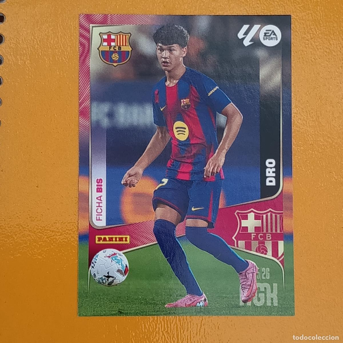 Cromos de F&uacute;tbol: 82 FICHA BIS. DRO. FC BARCELONA. MEGACRACKS 2025-26. PANINI