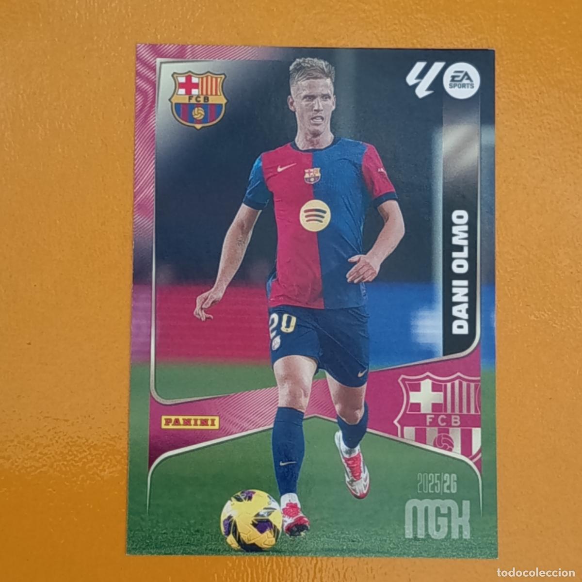 Cromos de F&uacute;tbol: 87 DANI OLMO. FC BARCELONA. MEGACRACKS 2025-26. PANINI