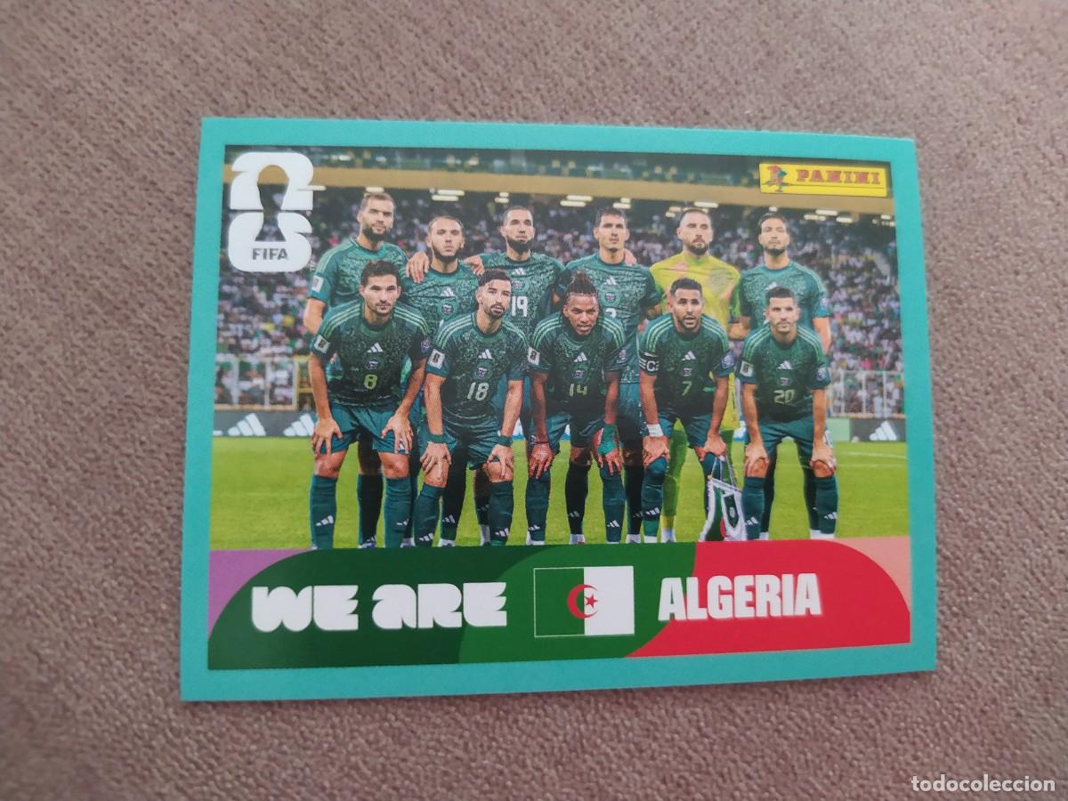 Cromos de F&uacute;tbol: ALG 13 Equipo Algeria Argelia mundial 2026 panini