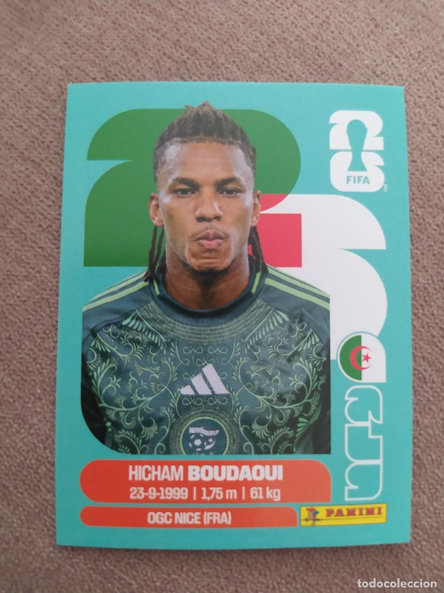 Cromos de f&uacute;tbol: ALG 10 Hicham BOUDAQUI Algeria Argelia mundial 2026 panini