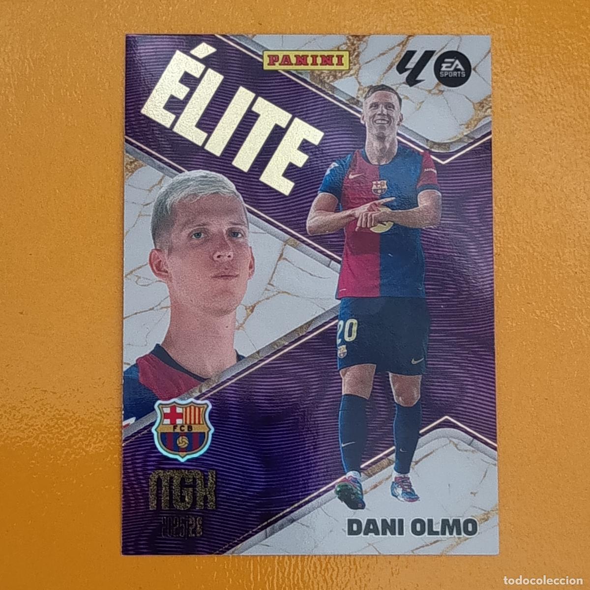 Cromos de F&uacute;tbol: 4 DANI OLMO. &Eacute;LITE. FC BARCELONA. MEGACRACKS 2025-26. PANINI