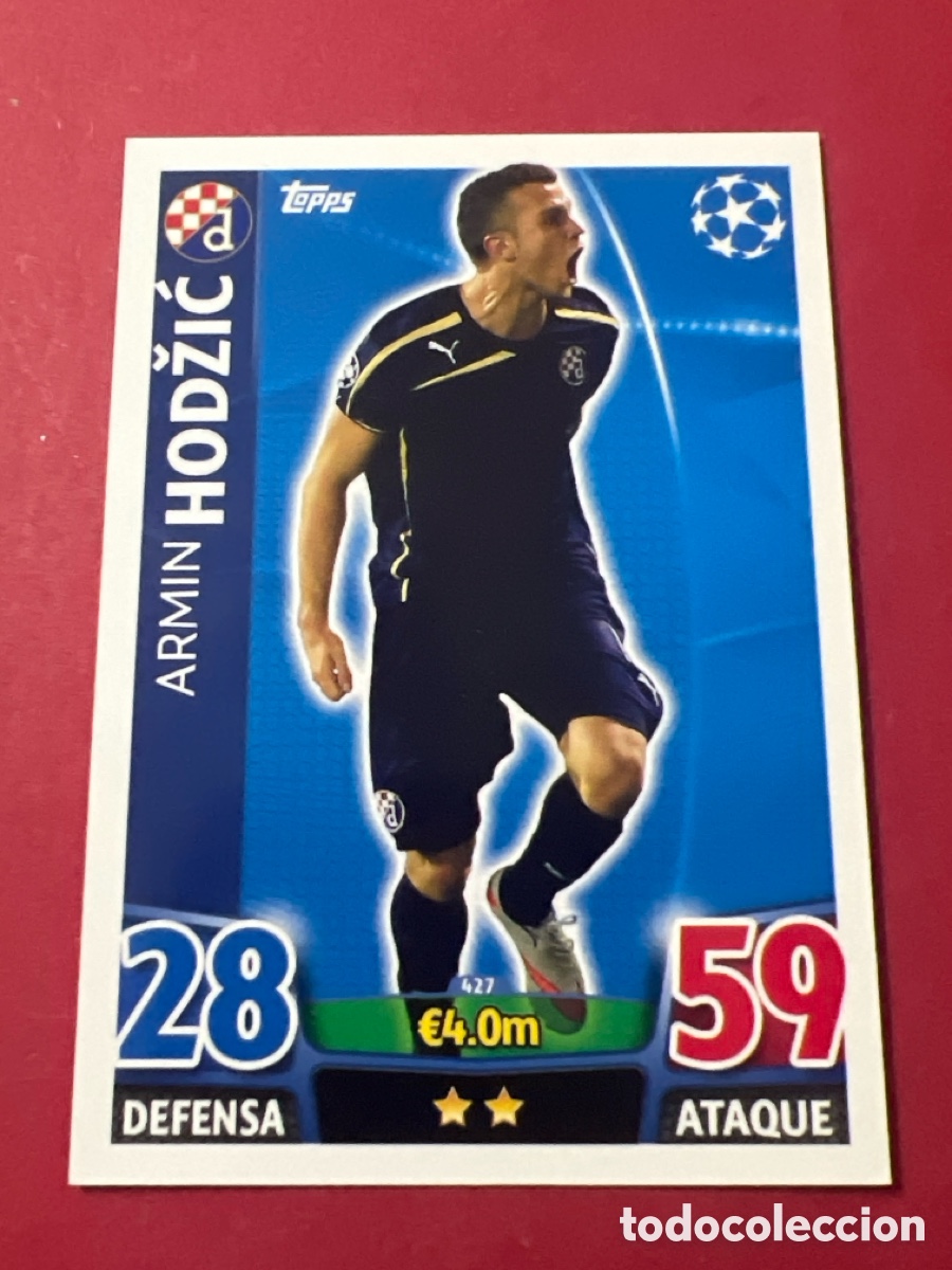 Football Stickers: C1721. 427 HODZIC DINAMO ZAGREB CROMOS CARDS UEFA CHAMPIONS LEAGUE TOPPS ATTAX 15 16 2015 2016