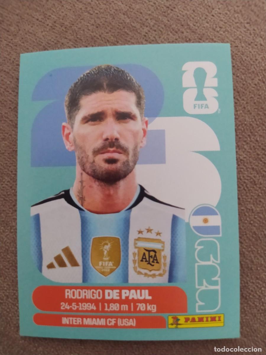Cromos de F&uacute;tbol: ARG 10 Rodrigo DE PAUL Argentina mundial 2026 panini