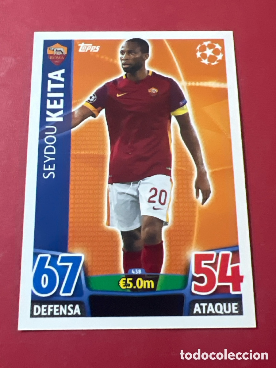 Cromos de F&uacute;tbol: C1725. 438 KEITA ROMA MATCH ATTAX CHAMPIONS LEAGUE 2015 2016 15 16