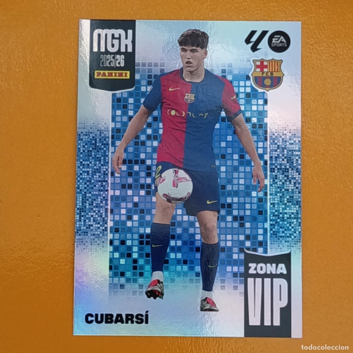 Cromos de F&uacute;tbol: 392 CUBARS&Iacute;. ZONA VIP. FC BARCELONA. MEGACRACKS 2025-26. PANINI