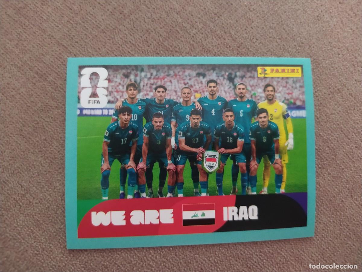 Cromos de F&uacute;tbol: IRQ 13 Equipo Iraq Irak mundial 2026 panini