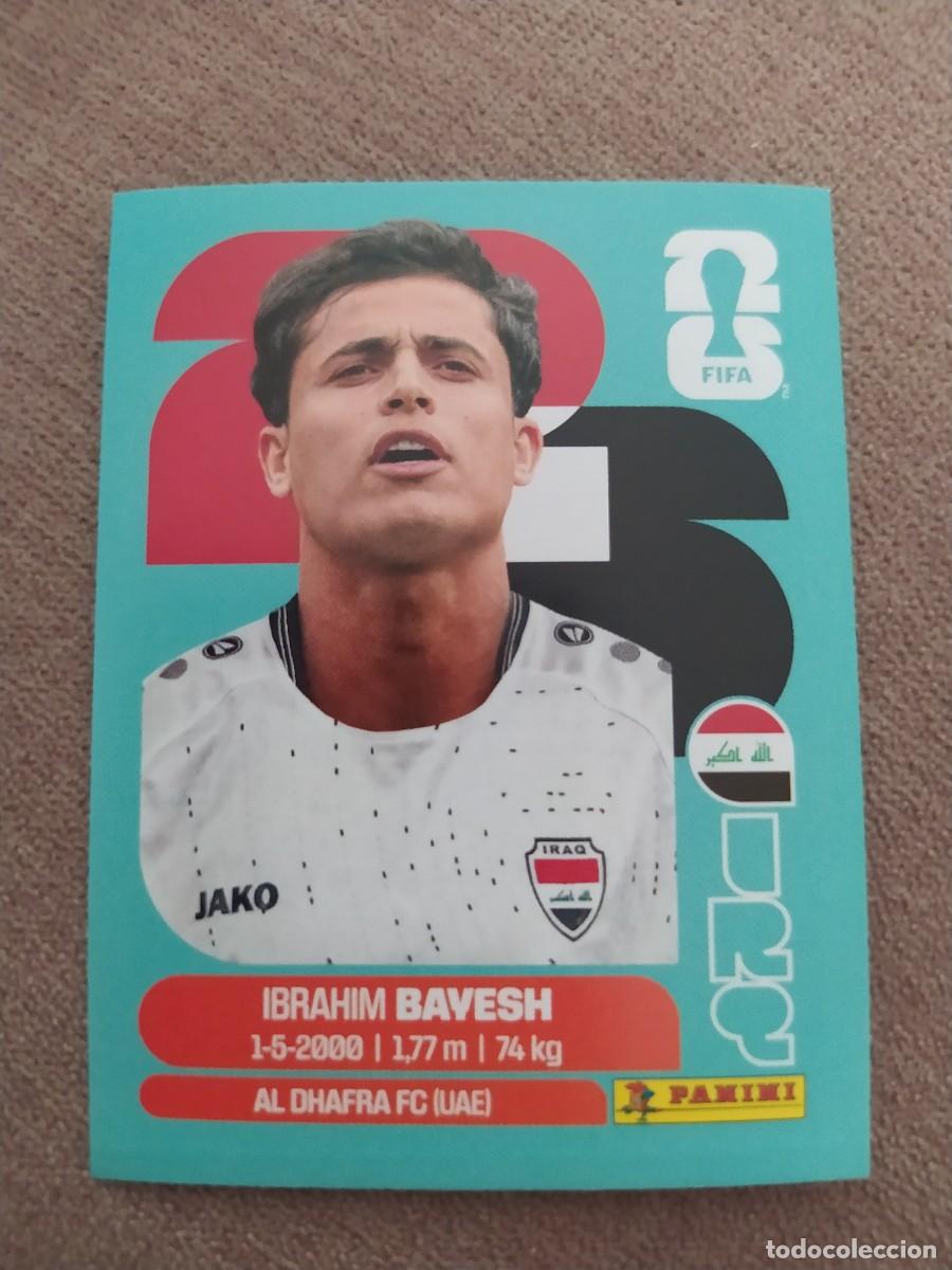 Cromos de F&uacute;tbol: IRQ 11 Ibrahim BAYESH Iraq Irak mundial 2026 panini