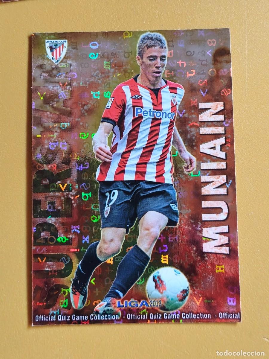 Cromos de Futebol: muniain, liga 2013 superstar. brillo letras