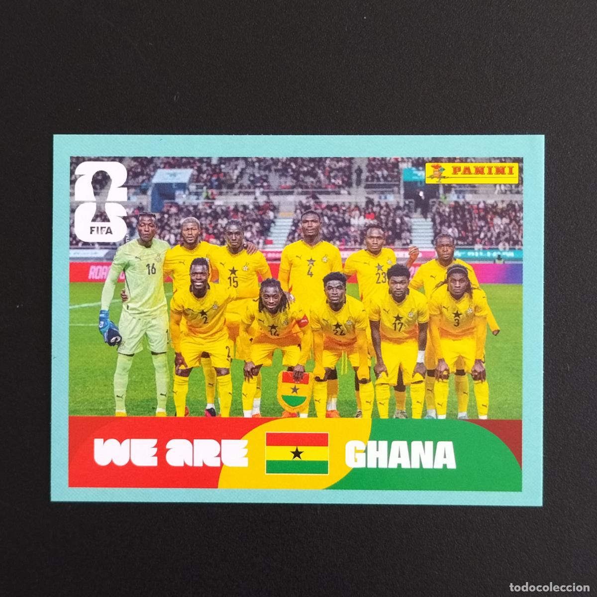 Cromos de Futebol: GHA 13 SELECCION EQUIPO GHANA CROMOS STICKER MUNDIAL 26 2026 FIFA WORLD CUP PANINI