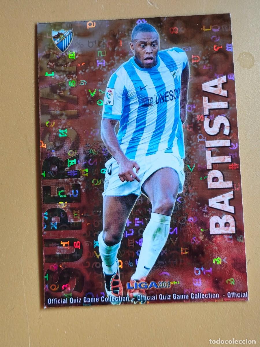 Cromos de Futebol: baptista, liga 2013 superstar. brillo letras