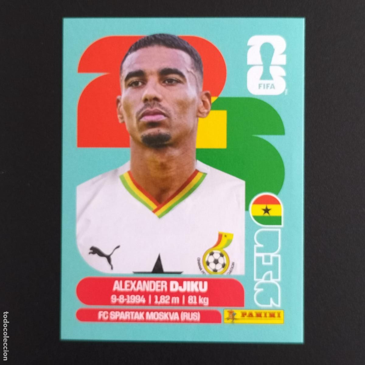 Cromos de Futebol: GHA 6 ALEXANDER DJIKU GHANA CROMOS STICKER MUNDIAL 26 2026 FIFA WORLD CUP PANINI