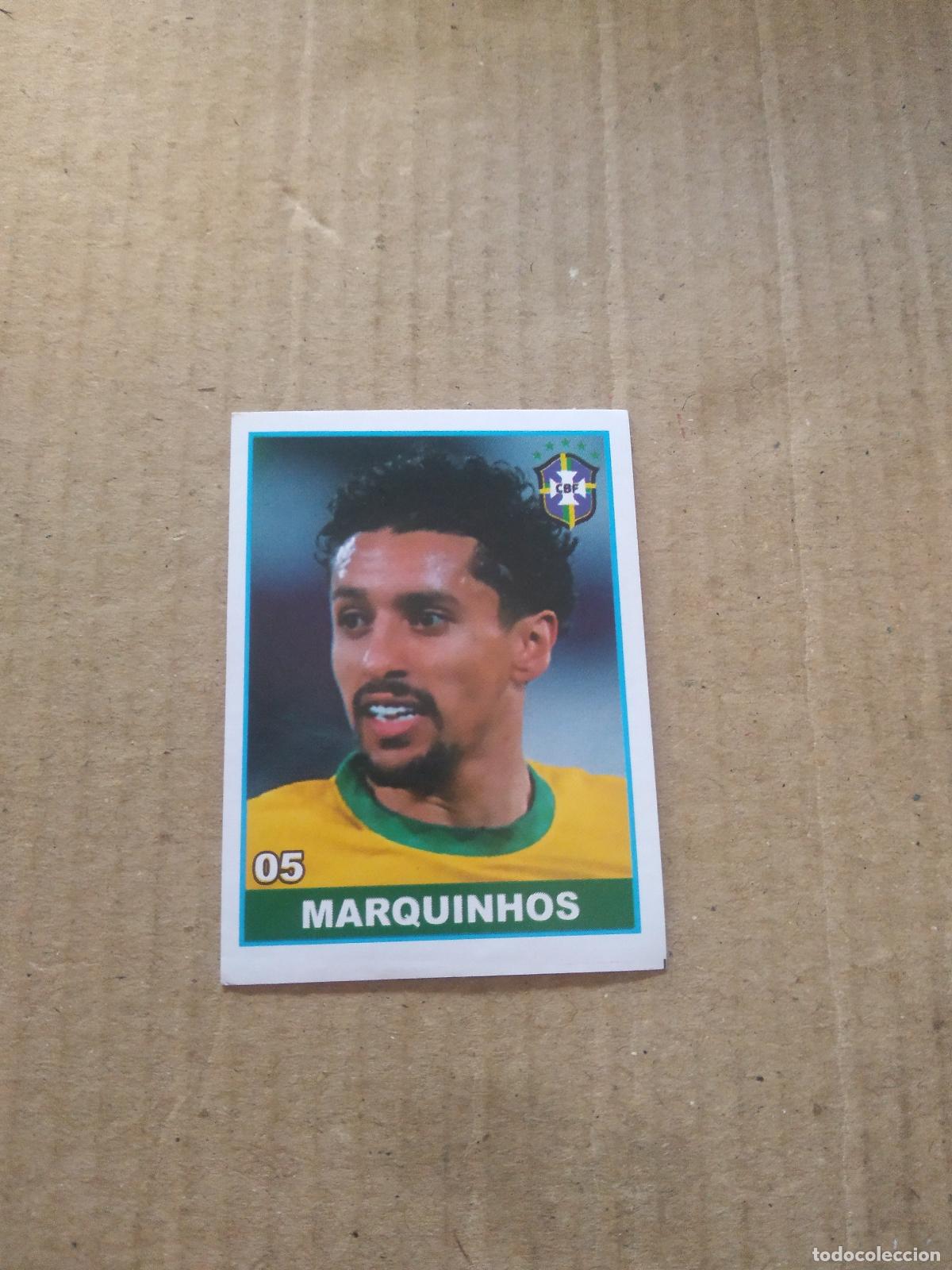 Cromos de Futebol: 5 MARQUINHOS BRASIL CROMO FUTBOL MUNDIAL 2022 WORLD CUP COPA DEL MUNDO EDITADO EN BRASIL