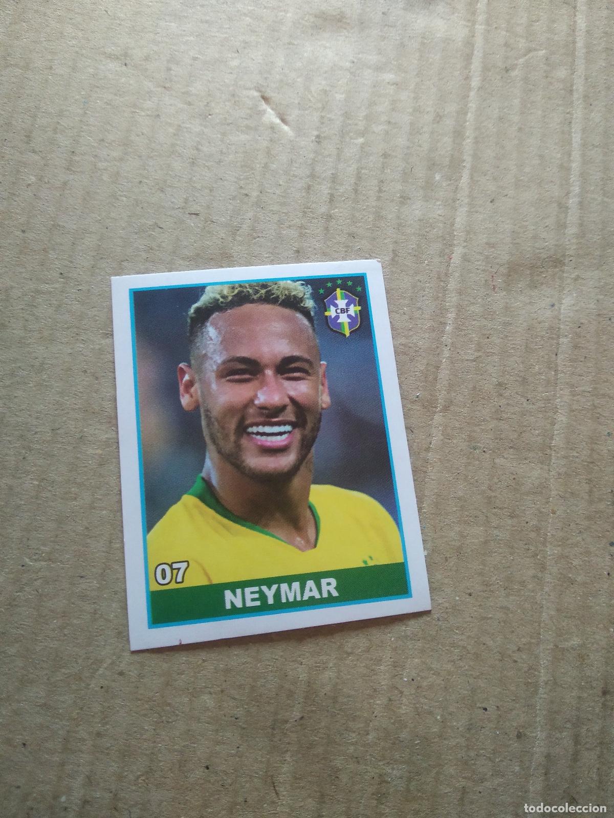 Cromos de f&uacute;tbol: 7 NEYMAR BRASIL CROMO FUTBOL MUNDIAL 2022 WORLD CUP COPA DEL MUNDO EDITADO EN BRASIL