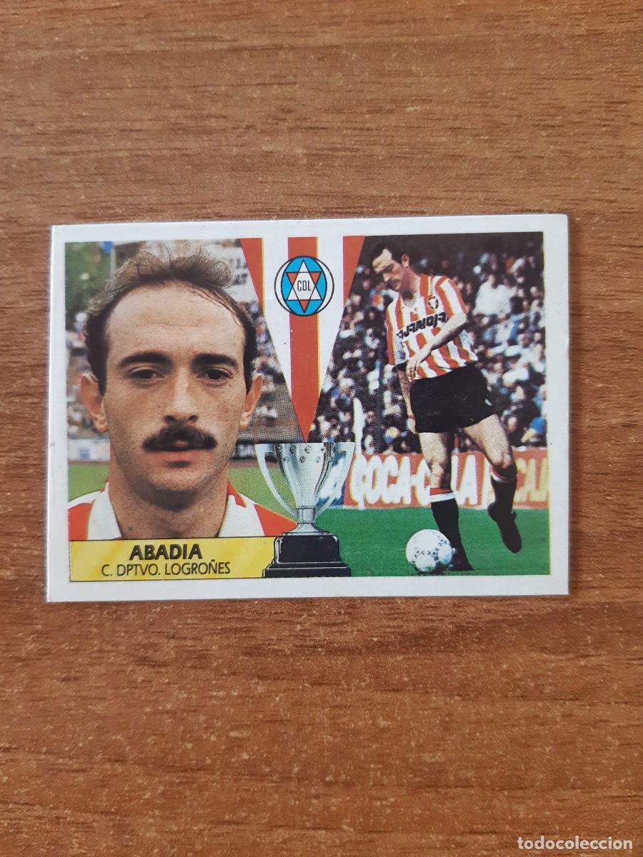Figurine di Calcio: Abad&iacute;a (Logro&ntilde;&eacute;s) liga 87-88 ESTE. Nunca pegado, NUEVO