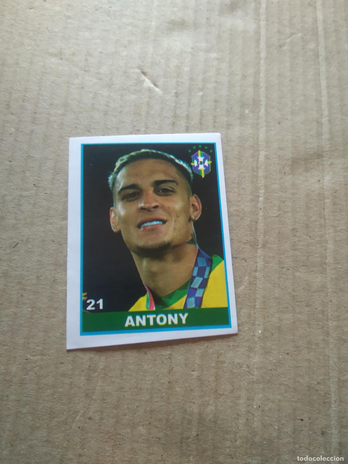 Cromos de Futebol: 21 ANTONY BRASIL CROMO FUTBOL MUNDIAL 2022 WORLD CUP COPA DEL MUNDO EDITADO EN BRASIL