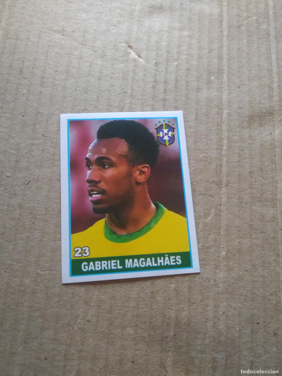 Cromos de Futebol: 23 GABRIEL MAGALHAES BRASIL CROMO FUTBOL MUNDIAL 2022 WORLD CUP COPA DEL MUNDO EDITADO EN BRASIL