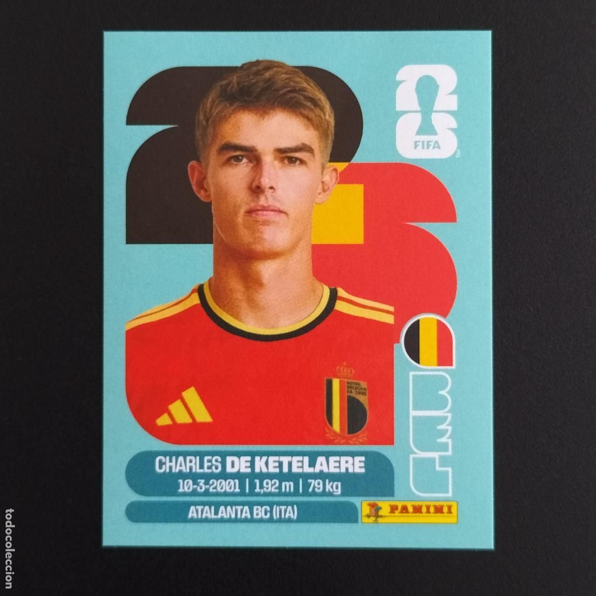 Cartes &agrave; collectionner de Football: BEL 17 CHARLES DE KETELAERE BELGICA CROMOS STICKER MUNDIAL 26 2026 FIFA WORLD CUP PANINI