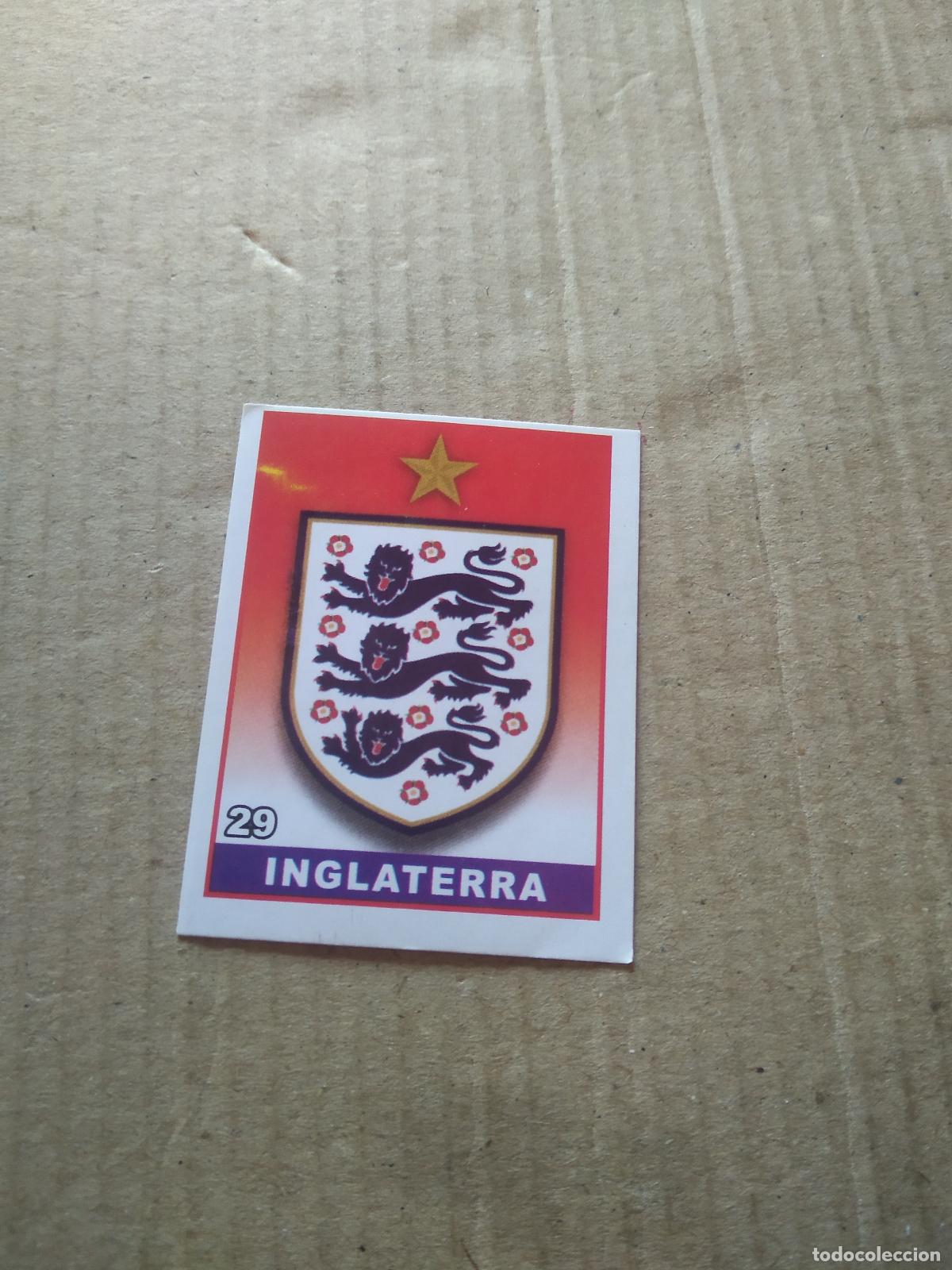 Cartes &agrave; collectionner de Football: 29 ESCUDO INGLATERRA CROMO FUTBOL MUNDIAL 2022 WORLD CUP COPA DEL MUNDO EDITADO EN BRASIL