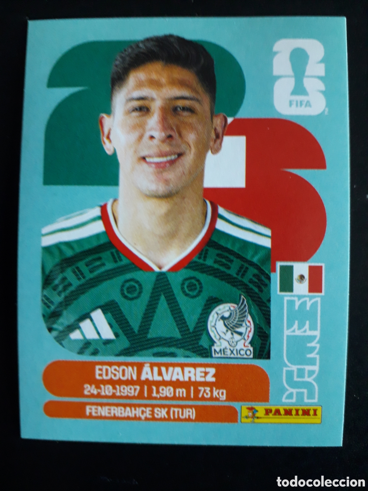 Football Stickers: &Aacute;LVAREZ M&Eacute;XICO MEX 10 MUNDIAL F&Uacute;TBOL 2026 FIFA WORLD CUP PANINI SIN PEGAR PEDIDO M&Iacute;NIMO 3&euro;