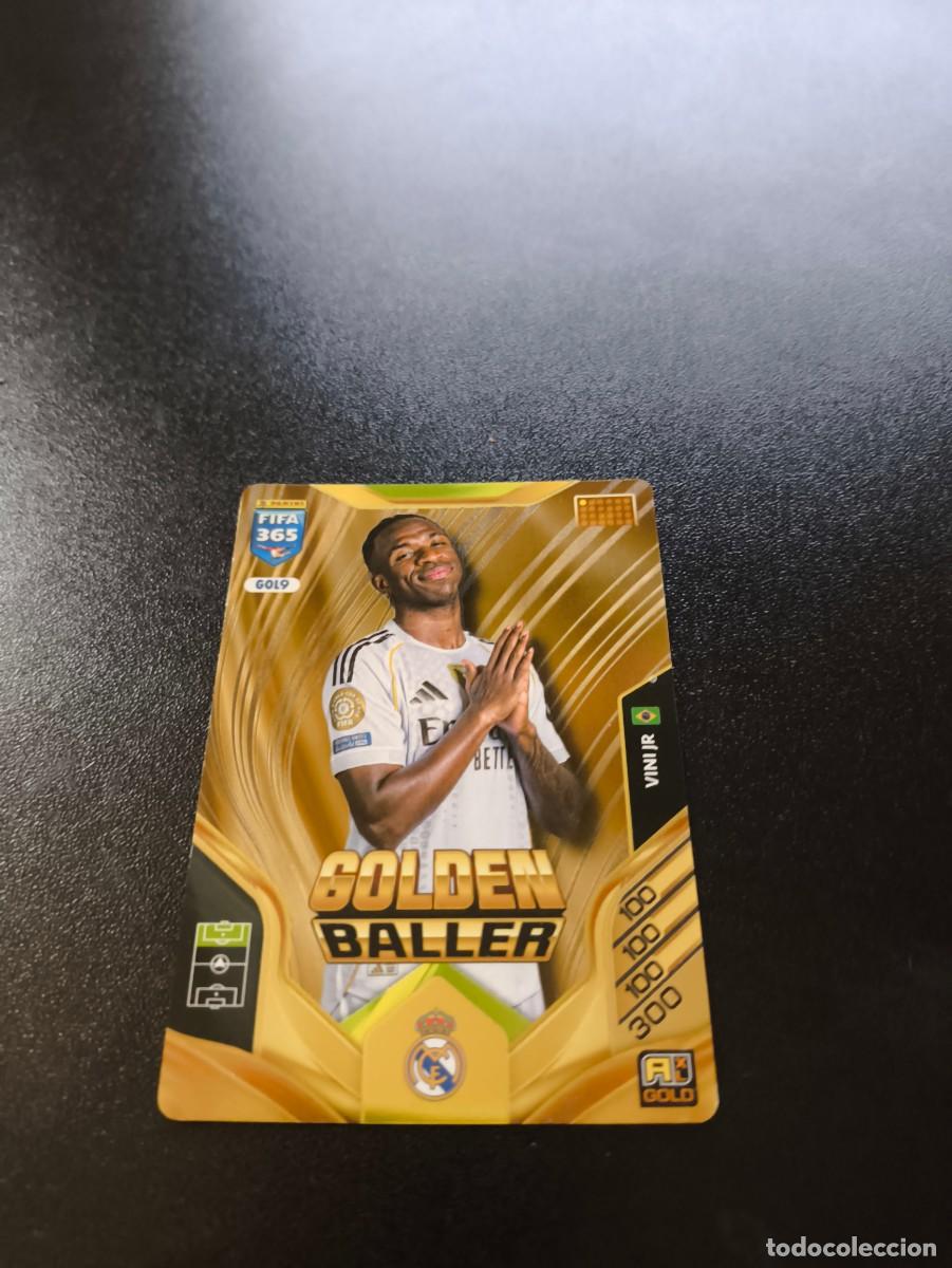 Figurine di Calcio: GOL9 VINICIUS VINI Jr REAL MADRID GOLDEN BALLER PANINI ADRENALYN FIFA 365 2025 2026 NO LIGA ESTE