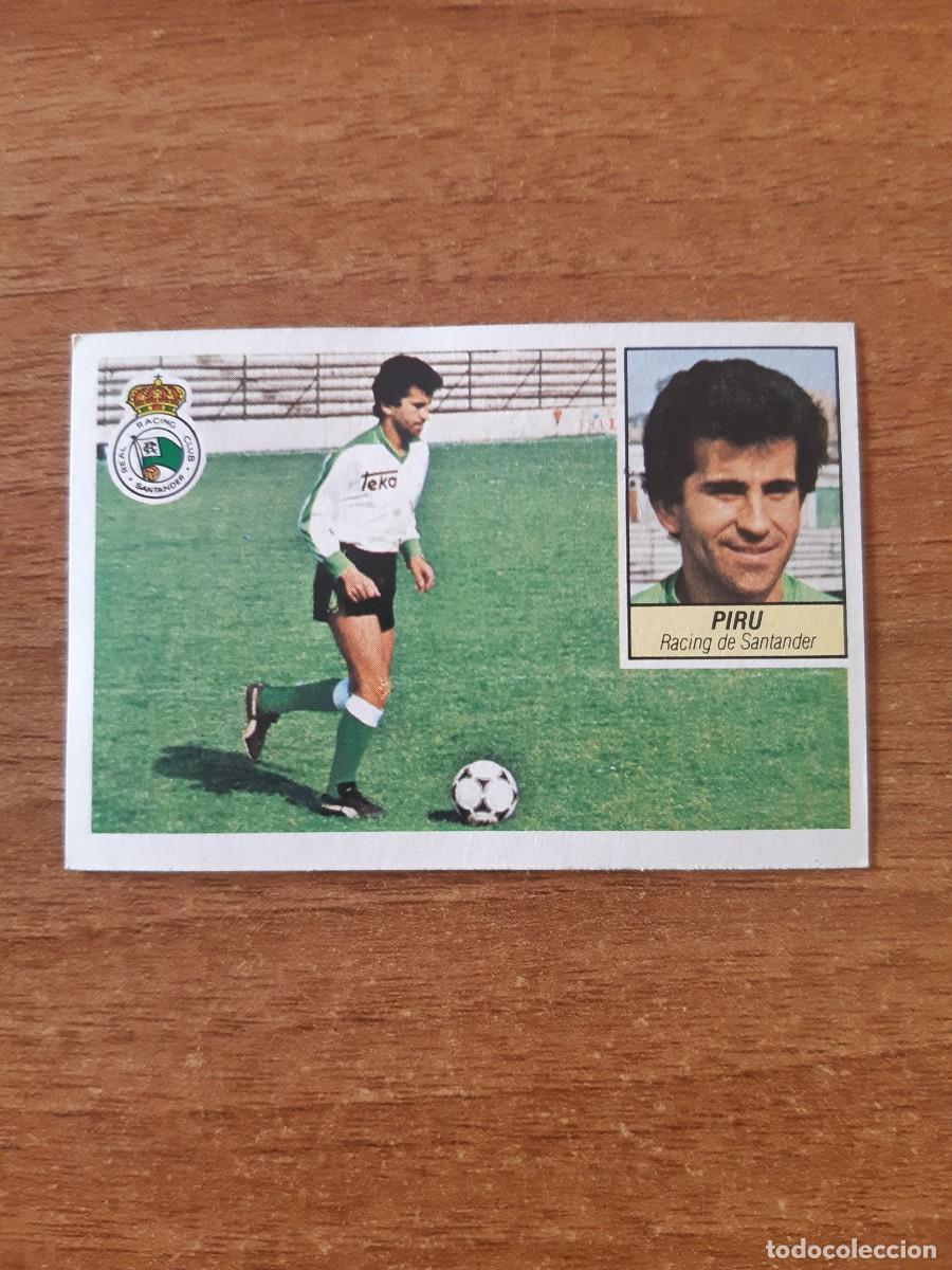 Figurine di Calcio: Piru (Racing Santander) liga 84-85 ESTE. Nunca pegado, sin pegar