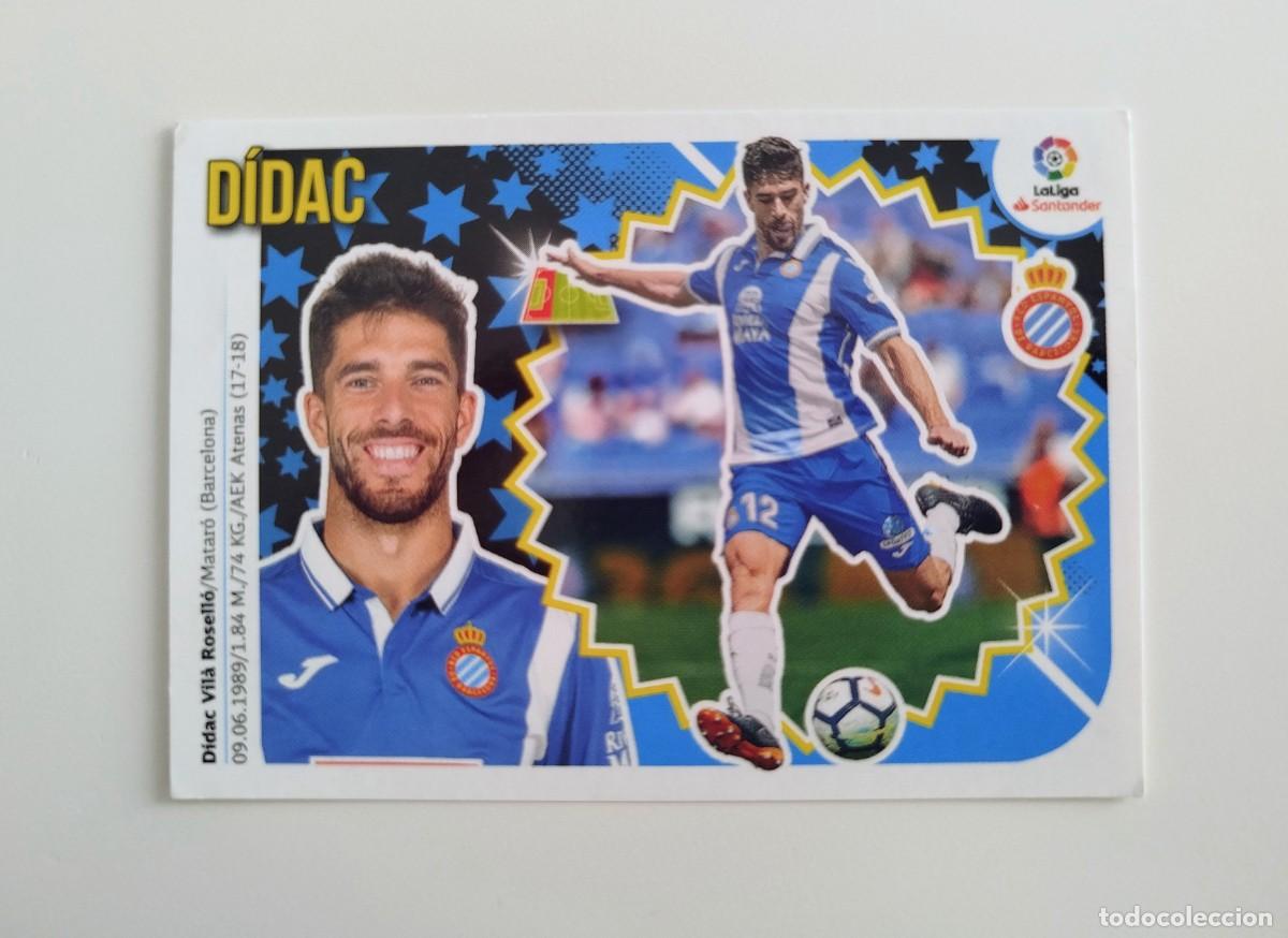 Fu&szlig;ball-Sticker: D&iacute;dac 7B SIN PEGAR NUNCA PEGADO RCD Espanyol Espa&ntilde;ol Liga Ediciones Este 18 19 / 2018 2019