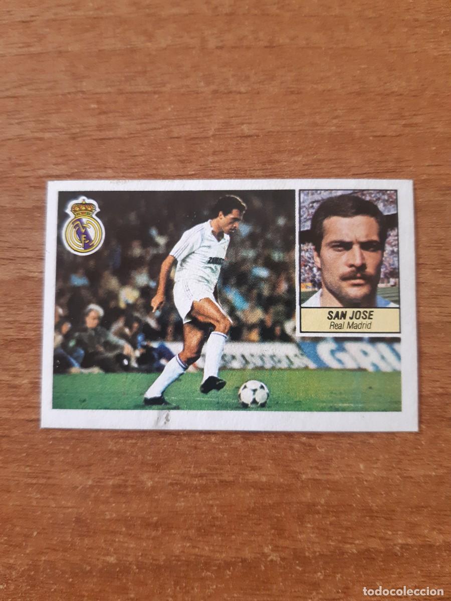 Fu&szlig;ball-Sticker: San Jos&eacute; (Real Madrid) liga 84-85 ESTE. Nunca pegado, sin pegar
