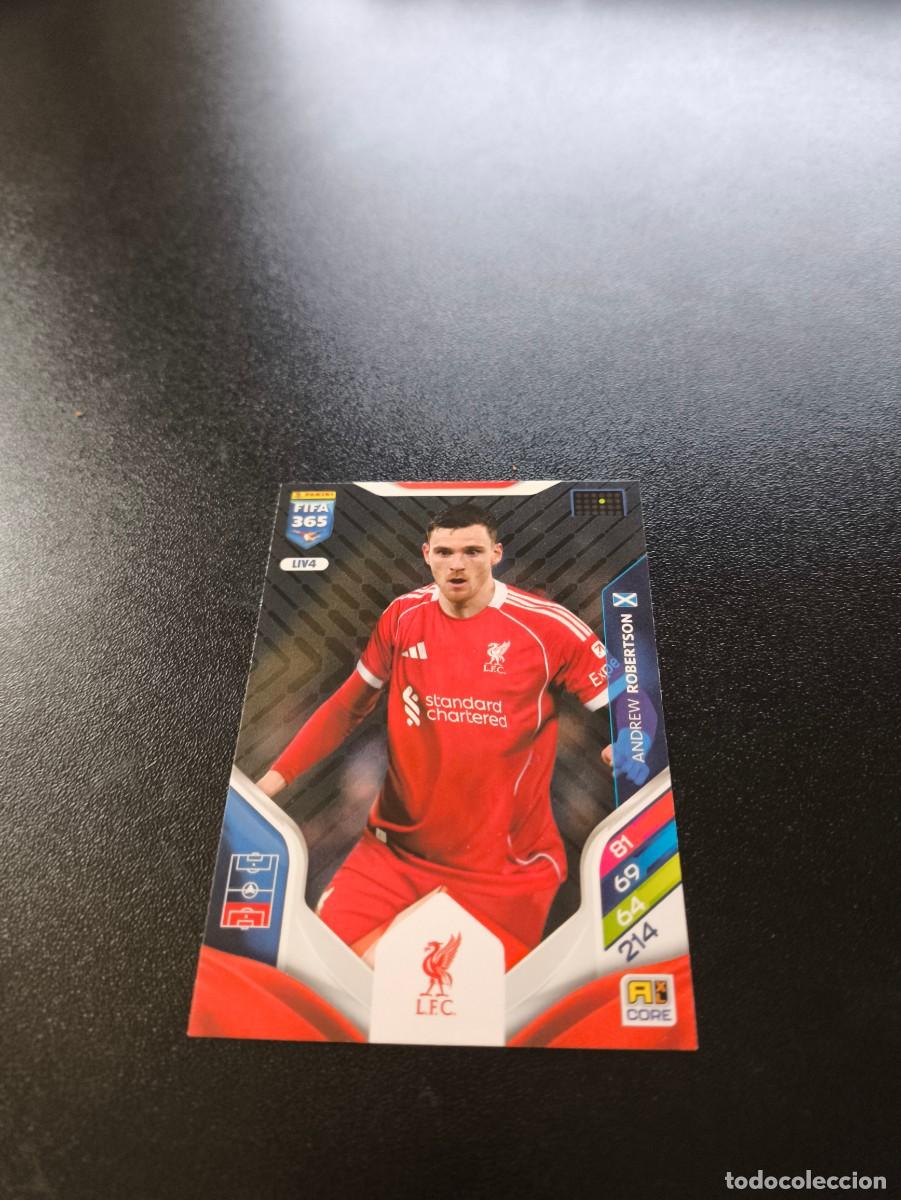 Fu&szlig;ball-Sticker: LIV4 Andrew Robertson LIVERPOOL PANINI ADRENALYN FIFA 365 2025 2026 NO LIGA ESTE