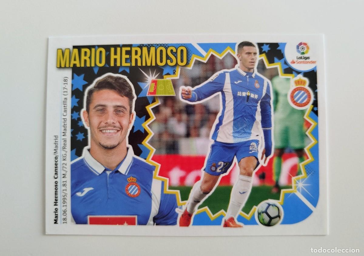 Fu&szlig;ball-Sticker: Mario Hermoso 6 SIN PEGAR NUNCA PEGADO RCD Espanyol Espa&ntilde;ol Liga Ediciones Este 18 19 / 2018 2019