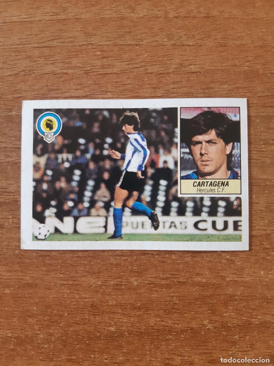 Fu&szlig;ball-Sticker: Cartagena (H&eacute;rcules) liga 84-85 ESTE. Nunca pegado, sin pegar