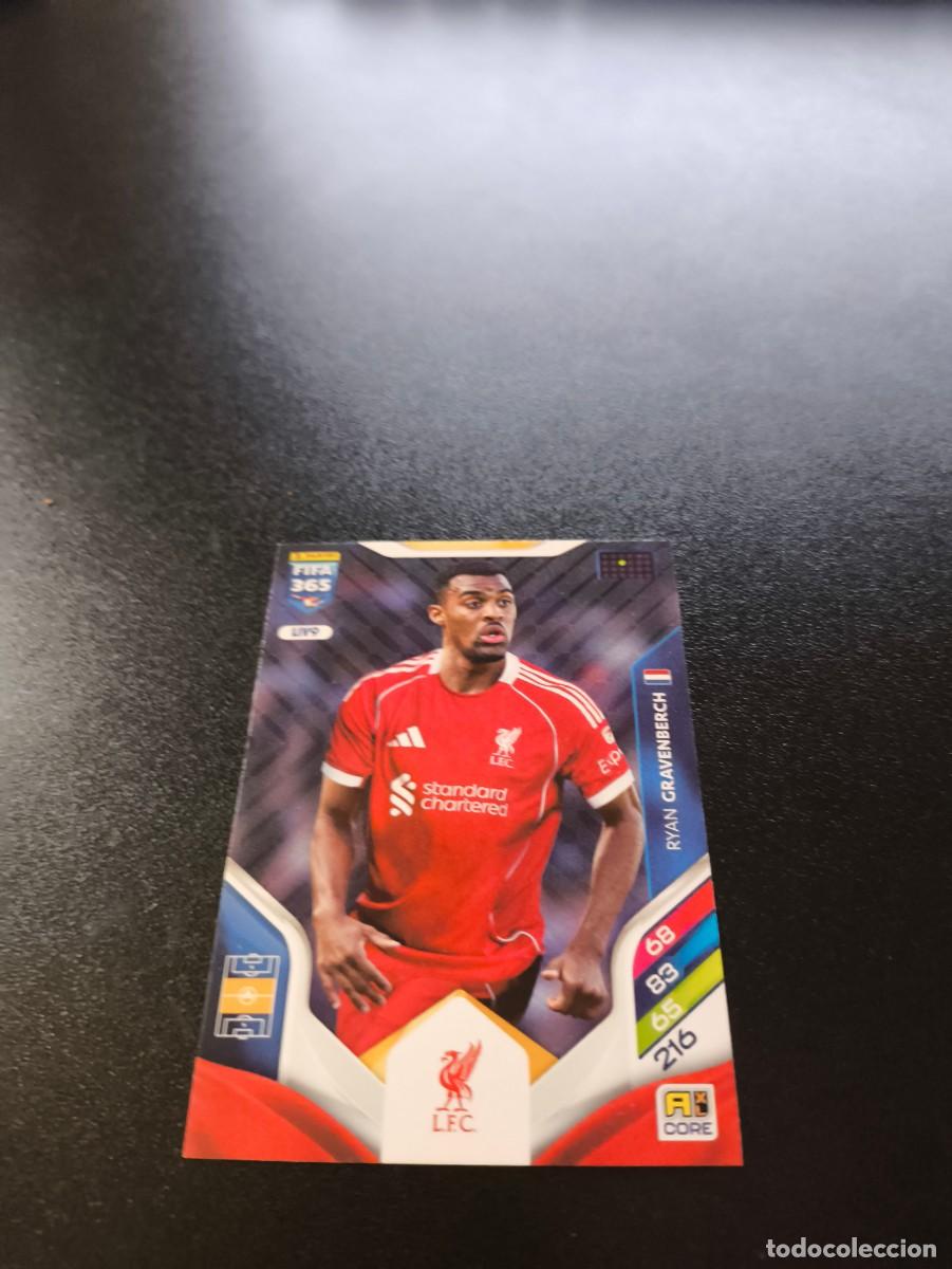 Fu&szlig;ball-Sticker: LIV9 Ryan Gravenberch LIVERPOOL PANINI ADRENALYN FIFA 365 2025 2026 NO LIGA ESTE