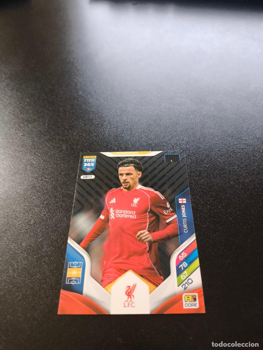 Football Stickers: LIV11 Curtis Jones LIVERPOOL PANINI ADRENALYN FIFA 365 2025 2026 NO LIGA ESTE