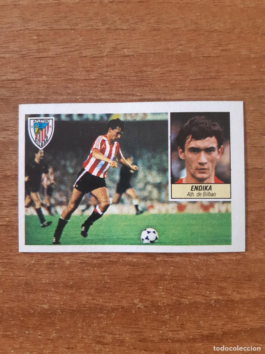 Cromos de f&uacute;tbol: Endika (Athletic Bilbao) liga 84-85 ESTE. Nunca pegado, sin pegar