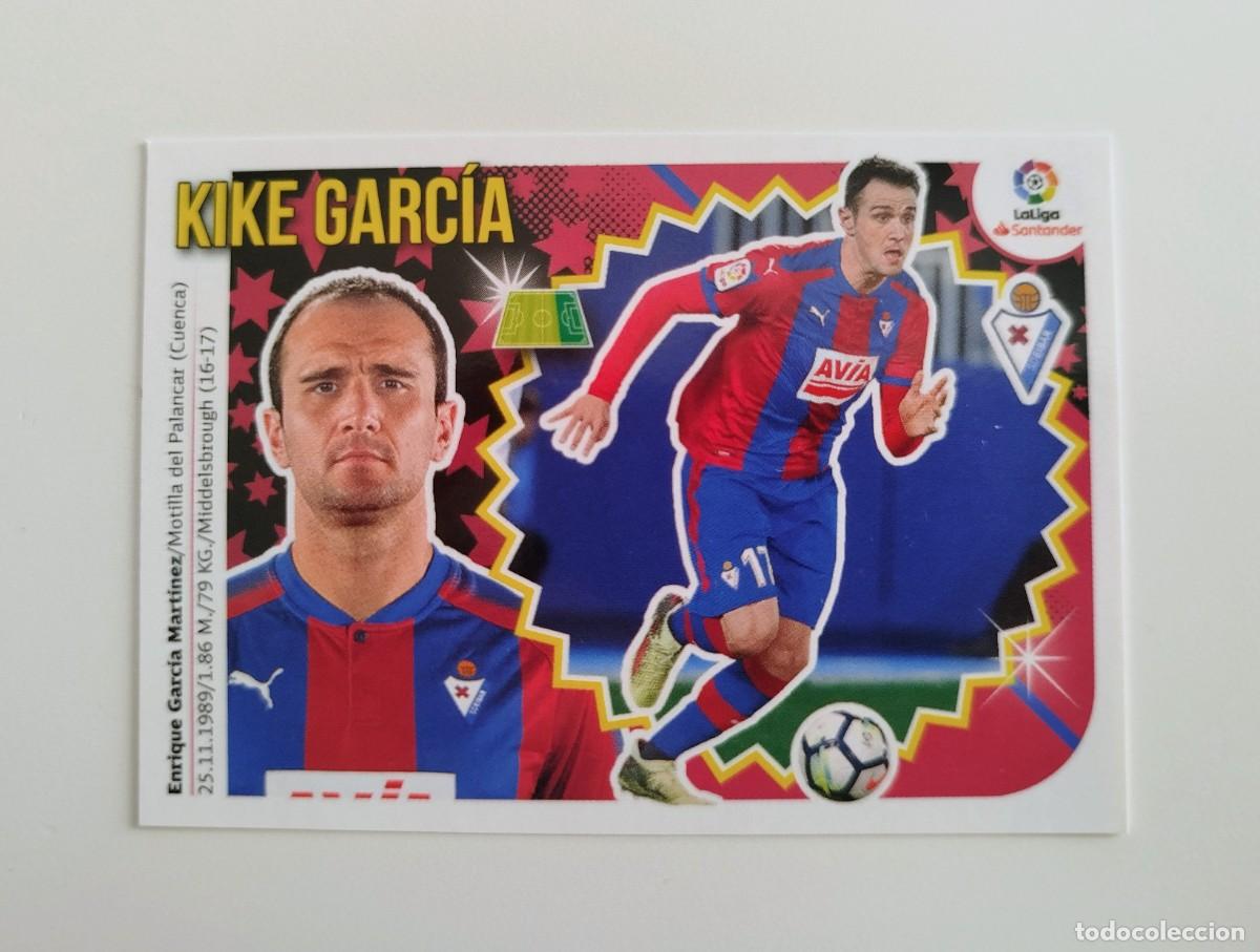 Fu&szlig;ball-Sticker: Kike Garc&iacute;a 16 SIN PEGAR NUNCA PEGADO SD Eibar Liga Ediciones Este 18 19 / 2018 2019