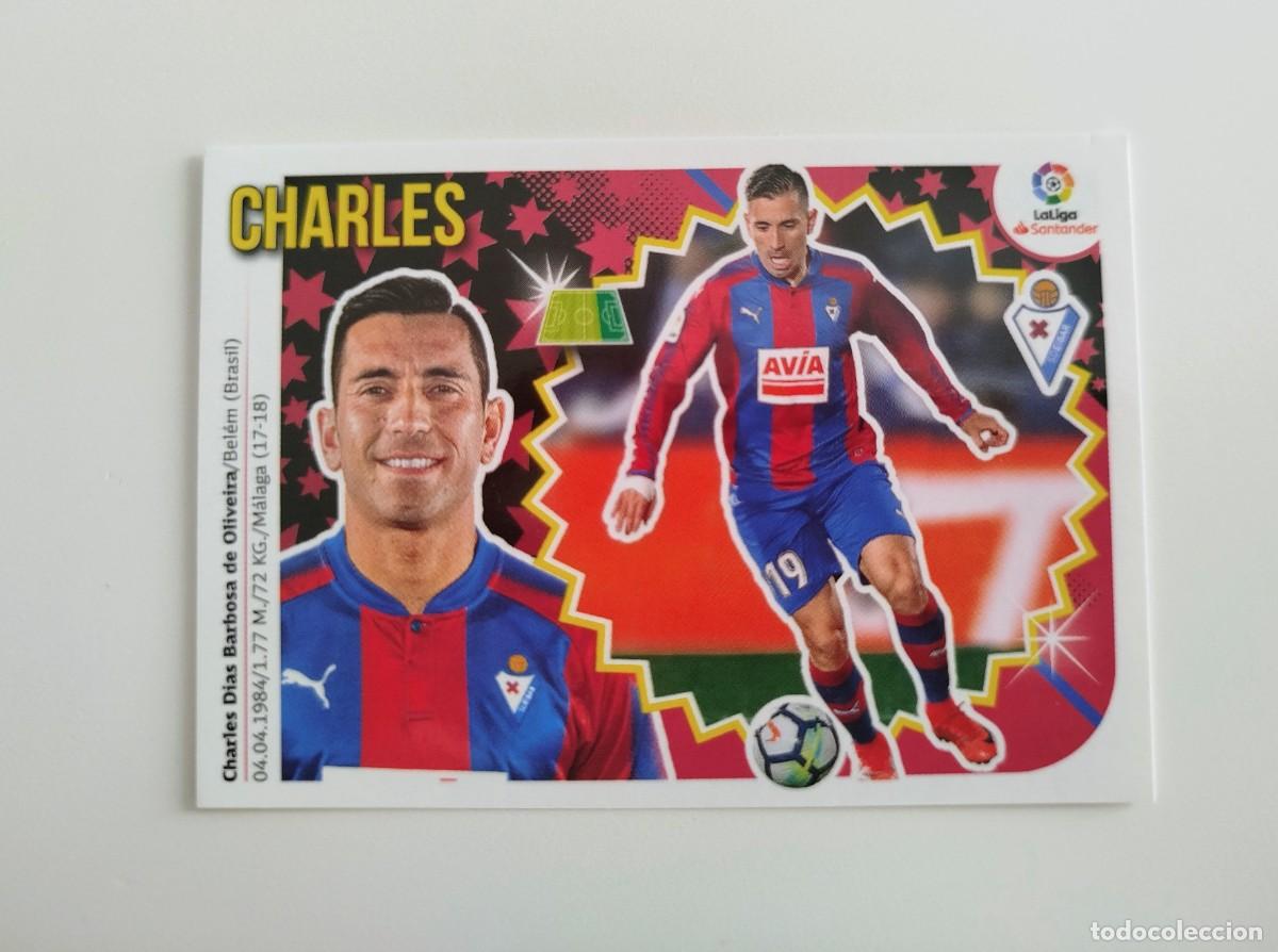 Figurine di Calcio: Charles 15 SIN PEGAR NUNCA PEGADO SD Eibar Liga Ediciones Este 18 19 / 2018 2019