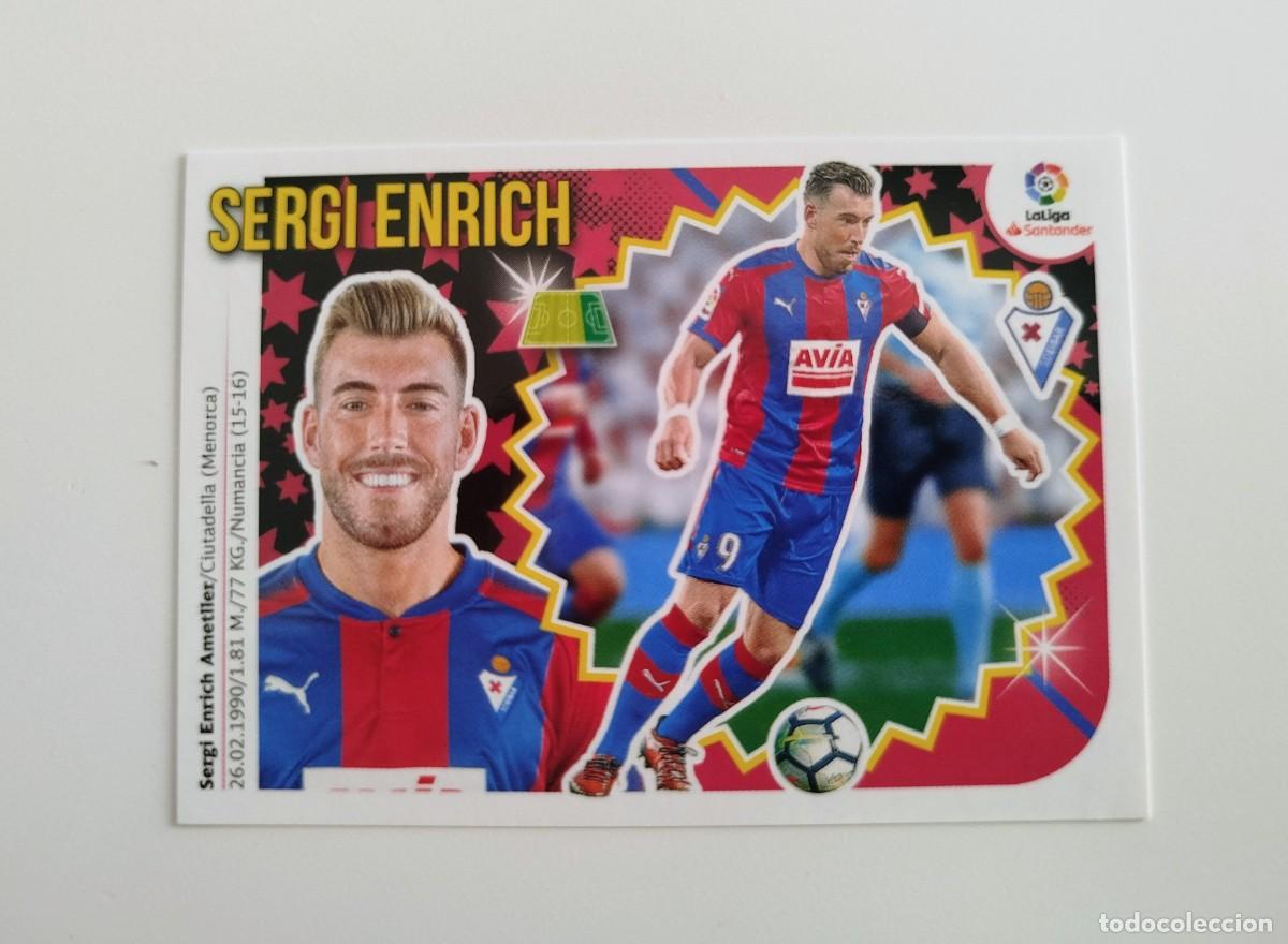 Fu&szlig;ball-Sticker: Sergi Enrich 14 SIN PEGAR NUNCA PEGADO SD Eibar Liga Ediciones Este 18 19 / 2018 2019