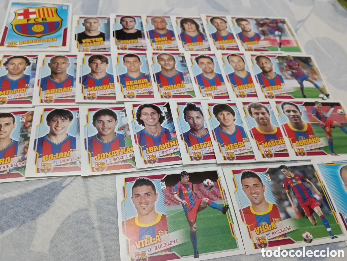 Cromos de Futebol: Equipo del Fc Barcelona liga este 2010 11